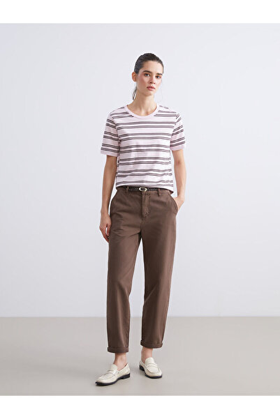 LC Waikiki Блестящи селекции от Shining Store | Дамски дънки Carrot Fit с колан в талията