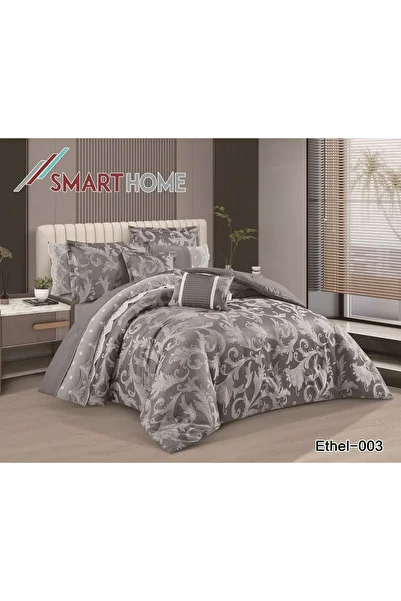 smart home Double bed sheet, fixed filling, 8-piece set