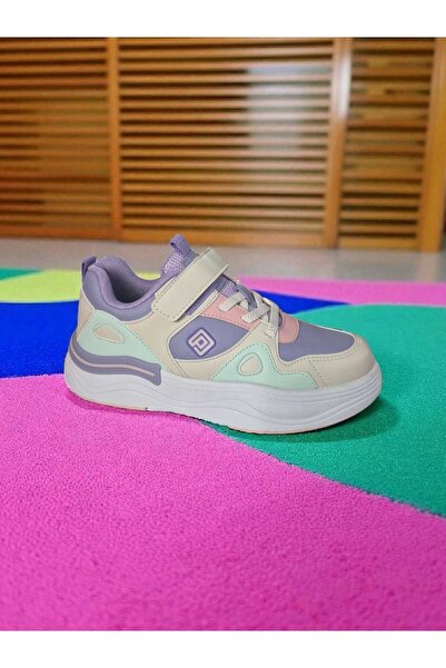 pepino Unisex Rubber Sole Cirtli Laceup Flexible and Lightweight Children's Sneaker