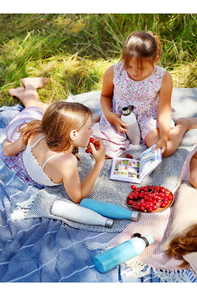 TESCOMA 318575.30 Constant Stainless Steel Bottle 0.6L – Blue