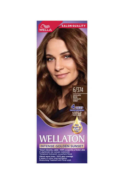 Wella Vopsea de par Wellaton 6/374, 110ml