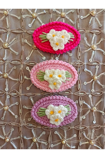 Jolly accesory Örgü Anne ve Çocuk Çıt Çıt Toka