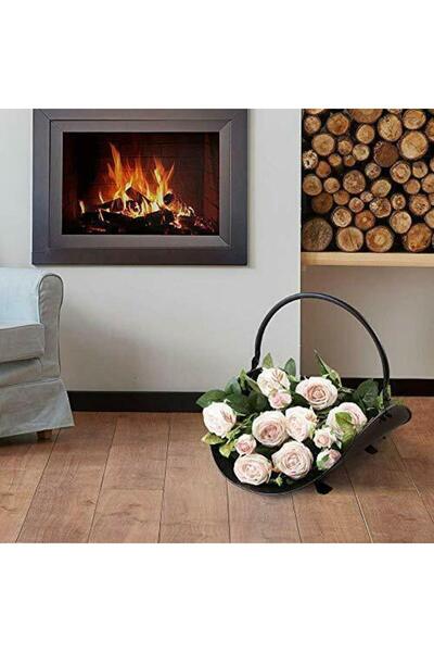 SGTT Metal support for storing firewood near the fireplace 48x34x41 cm