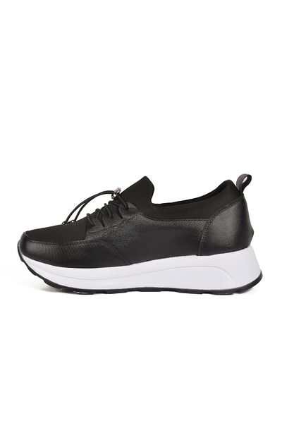 AYAKMOD Black White Lock Lace Women's Casual Shoes 1706 Z