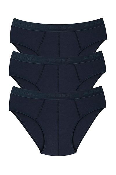Arma Yıldız Men's Bamboo Slip Panties Plain Smoked 3 Pack