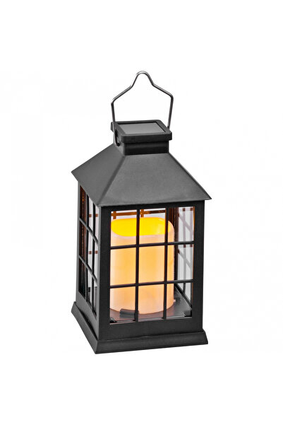 SGTT Lampă solară pentru grădină sau terasă, efect de flacără, 10,5x10,5x19 cm