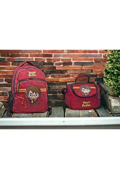 GENC DIJITAL BASKI Harry Potter Original School Bag and Lunchbox