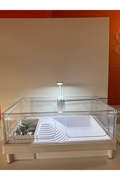 Sobo TA-390 Plastik Kaplumbağa Bahçesi Lambalı 38x27x18cm