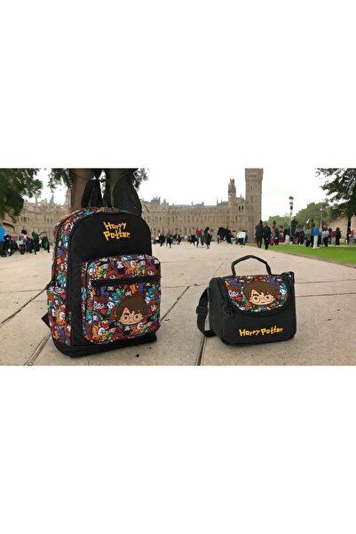 GENC DIJITAL BASKI Harry Potter Primary School Bag and Lunchbox
