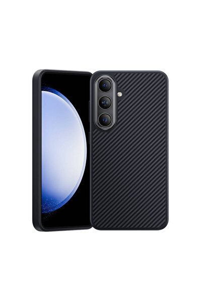 Benks Galaxy S25 Kılıf Karbon Fiber M-safe Şarj Uyumlu Hybrid ArmorPro 600D K...