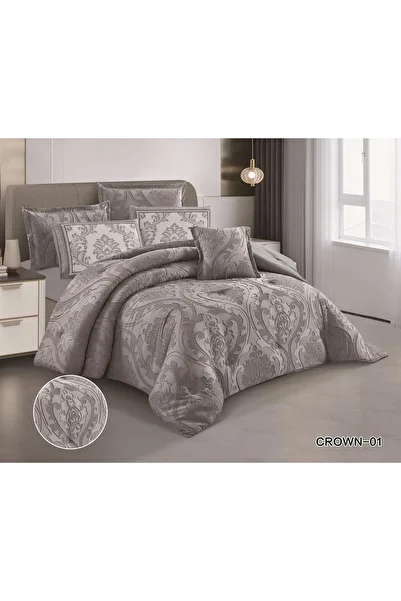Red Rose Double bedspread, 7-piece comforter set, fixed, non-removable filling, size 240 x 260 cm