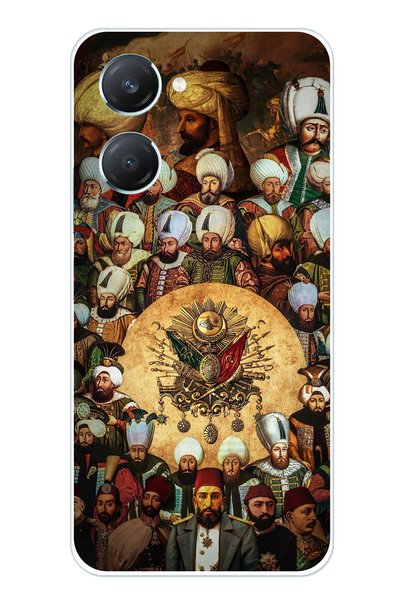 TechTree Vivo Y18 Compatible Ottoman Sultans Transparent Silicone Case