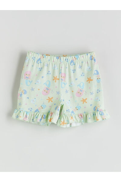 LC Waikiki New Season Elastic Waist Printed Girls' Pajama Bottom - S5I660Z1