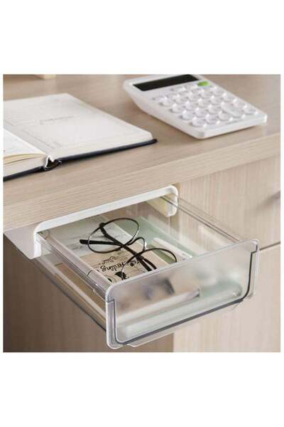 Generic Under Desk Storage, Desk Organizer Drawer, Drawer Organizer Hidden Un...