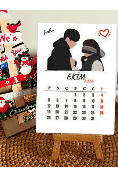 Bküp Tasarım K-drama Tasarımlı Şövale Masa Takvimi 2026 : Klasik Diziler