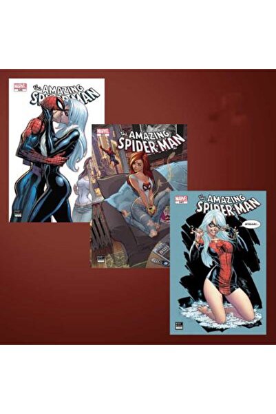 Marmara Çizgi Yayınları J. Scott Campbell Spider-Man Seti (Amazing Spider-Man...