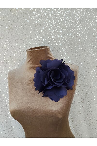 lemidor Kumaş Çiçek Broş Kumaş Yaka İğnesi Broş Çiçek