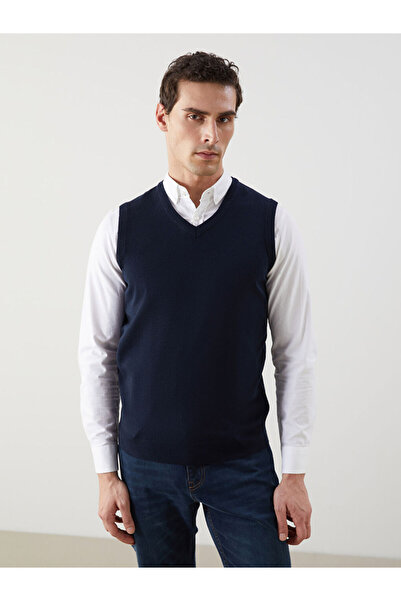 LC Waikiki V-Neck Men's Knitwear Vest