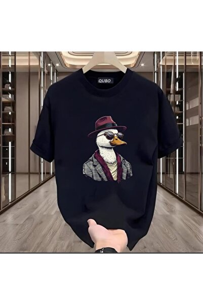 qubo sportswear & company qubo Unisex Oversize εμπριμέ βαμβακερό λαιμόκοψη κο...