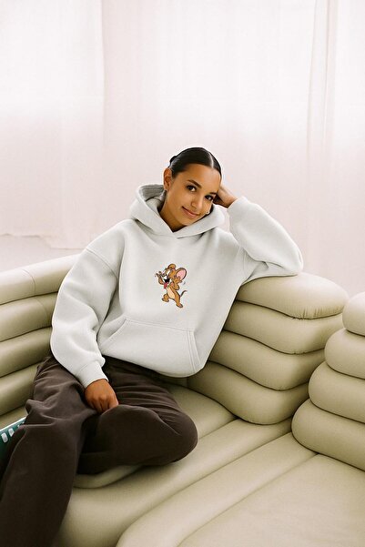 BENROMA 3 İPLİK PENYE BASKILI SWEATSHIRT