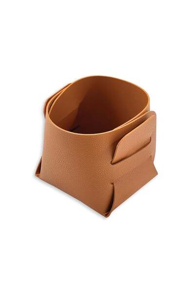 Generic Leather Storage Basket – Bedside, Nightstand, Office Desk Organizer |...