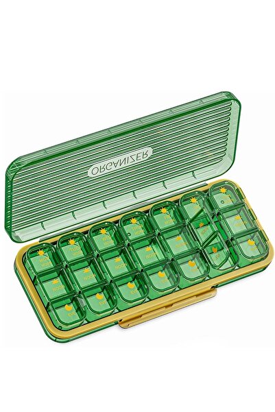 Generic Weekly Pill Dispensers/Organizer , 3 Times A Day, 7 Day Pill Box/Cont...