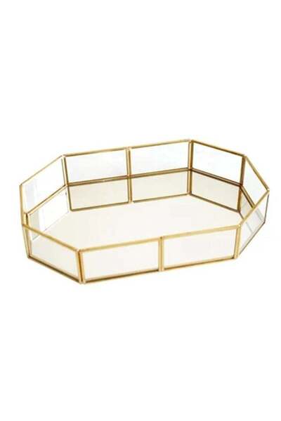 Generic Nordic Luxury Metal Cosmetics Storage Tray