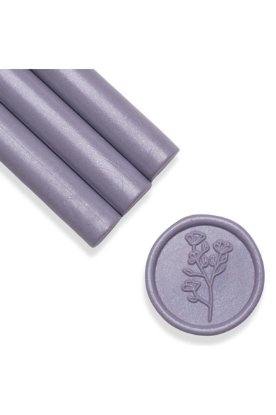ARTIZAAR Set 5 batoane ceara, mov lavanda, mat, 1.1 x 13 cm, ceara pentru sig...