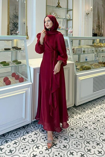 Hazamoda La Viens Abiye Bordo