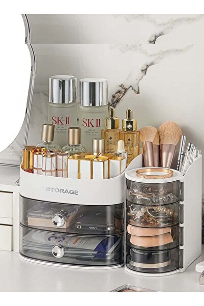 Generic Raxoom Large Capacity Cosmetic Storage Box Makeup Drawer Organizer Je...