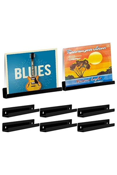 Generic Acrylic Vinyl Shelf,Vinyl Display Record Holder,8 Pack Vinyl Wall Mou...