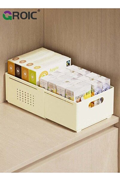 Generic Retractable Storage Box - Cabinet Storage Box | Expandable Storage Bo...