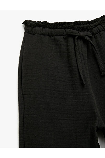 Koton Pamuklu Basic Müslin Geniş Paça Pantolon