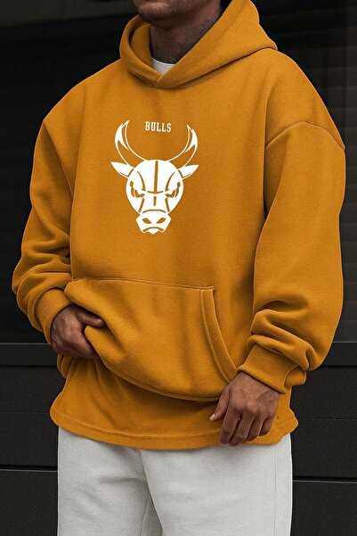 BENROMA سويت شيرت مطبوع من شيكاغو بولز