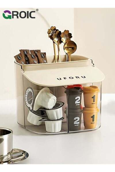 Generic Coffee Pod Holder, Espresso Capsule Organizer, Large Capacity K Cup C...