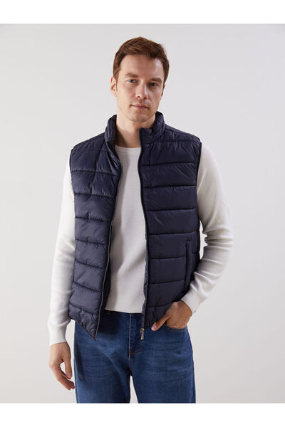LC Waikiki Standard Mold Stand Collar Men's Puffer Vest