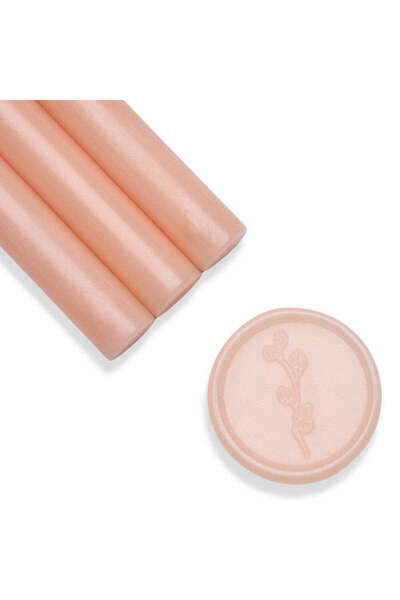 ARTIZAAR Set 5 batoane ceara, roz translucid, 1.1 x 13 cm, ceara pentru sigil...