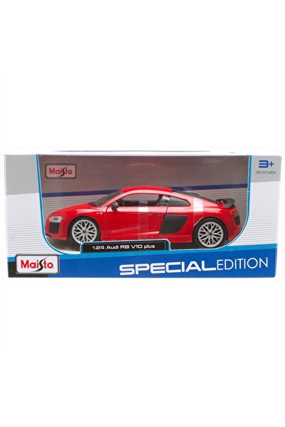 Genel Markalar Maisto 1/24 Audi R8 V10 Plus Model Araba - Kırmızı