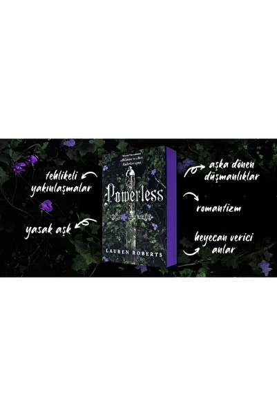 Piatkus Turkish Edition: Powerless - Lauren Roberts |   Popular Books