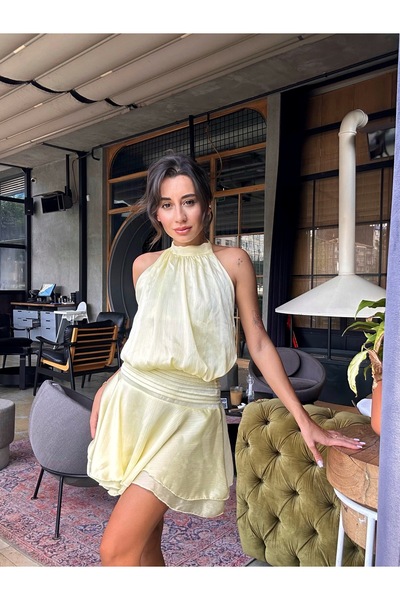 SANX Golden Breeze Mini Dress