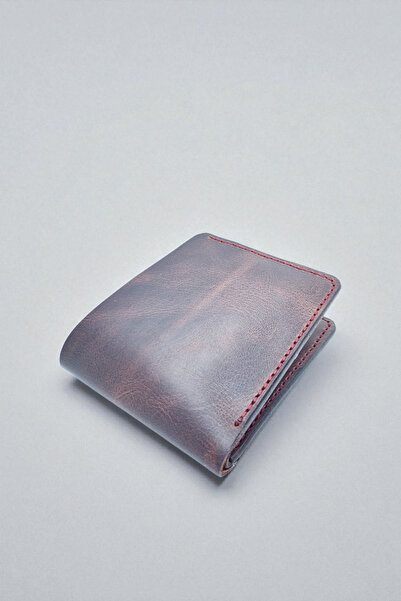 Leather CY Eternal Antik Kahverengi Hakiki Deri Erkek Cüzdan Isim Yazma Dahil Gerçek Deri El Yapımı Cüzdan