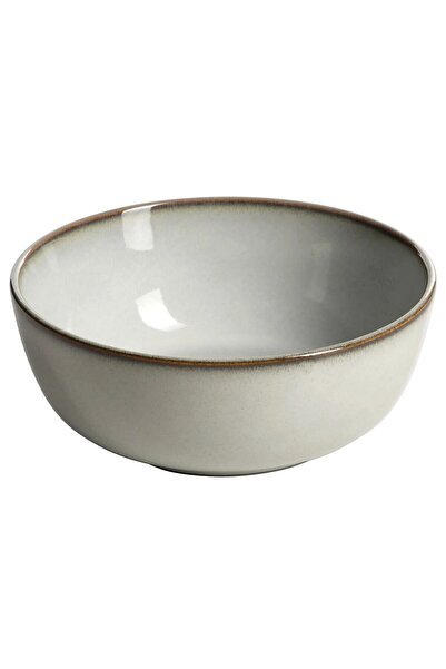 IKEA QUİCK 2 Adet Çorba Kasesi Çap 14 Cm 2'li Set Servis Sunum Kasesi Gri Kas...