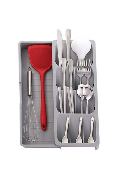 Generic Expandable Kitchen Drawer Organizer Tray – Cutlery & Utensil Storage ...