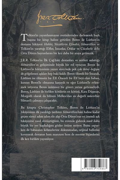 Scholastic Turkish Edition: Luthien with Beren - J.R.R. Tolkien |   Featured