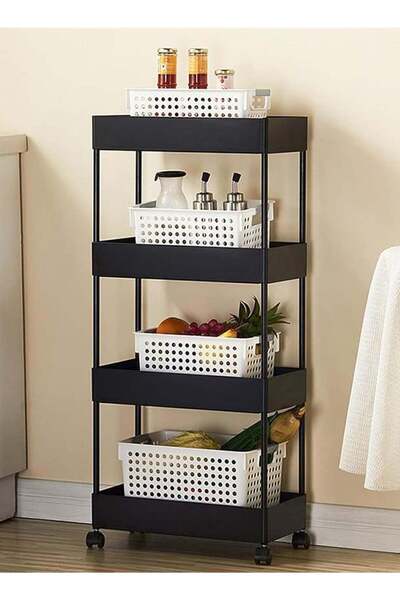 Generic BLOOMING TIME 4-Layer Simple Gap Rack, Multi-Layer Storage Rack, Floo...