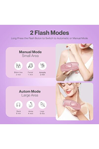 IPL Laser Epilator- Laser hair removal for women - At home portable hair removal - White