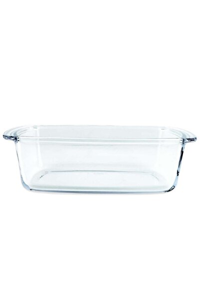 Smart Kitchen Heat Resistant Glass Tray Transparent 28 cm