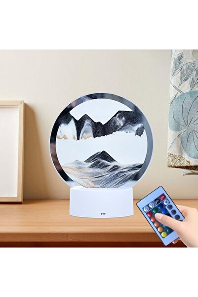 OEM Lampă de birou cu desene cu nisip, 10x20x16cm, USB și telecomandă