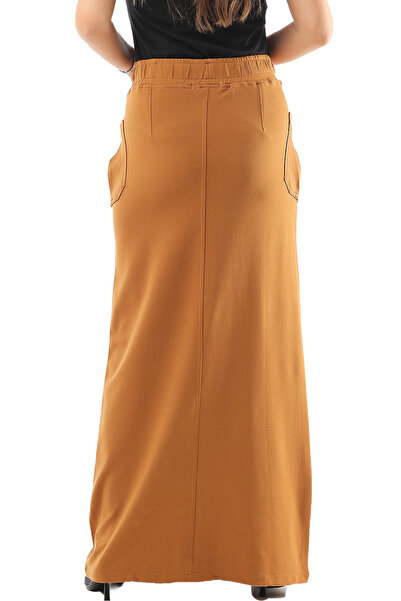 SUGA Long safari skirt