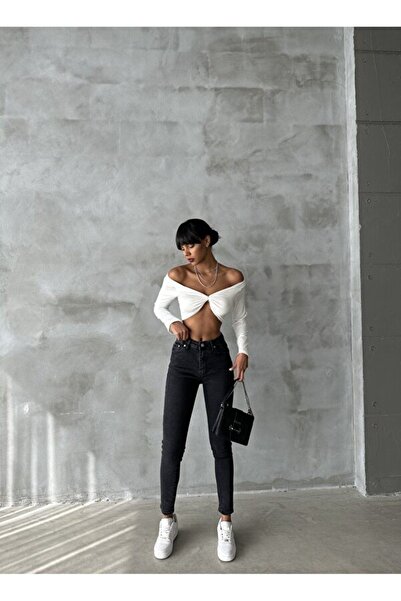 kleshus مارسيلا X بنطال جينز ضيق بخصر عالٍ